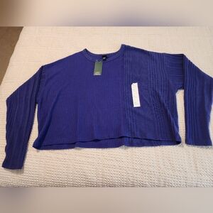 Wild Fable Long Sleeve Women's Purple Knit Top Size XXL NWT